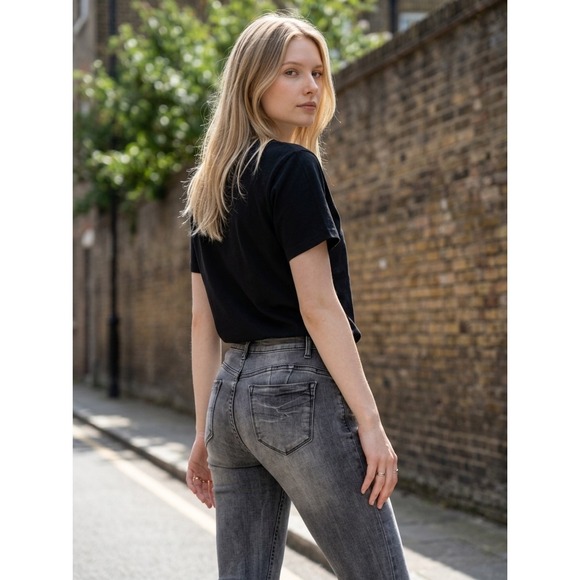Primark Denim - Primark Denim Co Gray Wash Mid Rise Skinny Stretch Jeans Women's 4 / 27